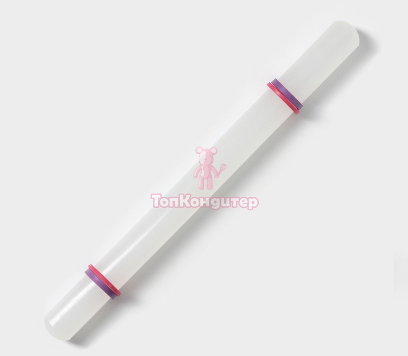 Скалка с ограничителями кондитерская 33 см*3 см