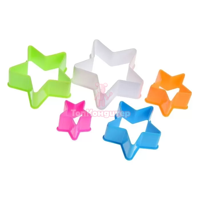 Вырубка набор "Звезда" 5 шт